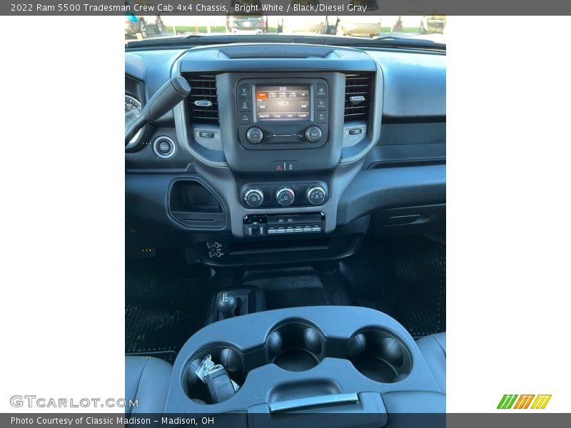 Bright White / Black/Diesel Gray 2022 Ram 5500 Tradesman Crew Cab 4x4 Chassis