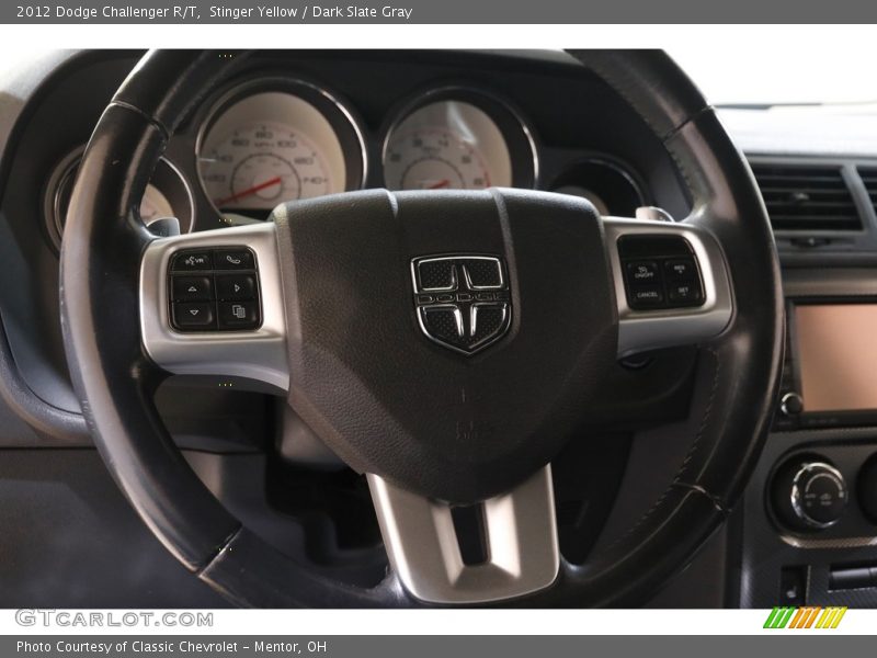 Stinger Yellow / Dark Slate Gray 2012 Dodge Challenger R/T