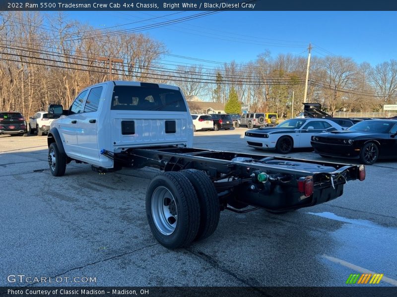 Bright White / Black/Diesel Gray 2022 Ram 5500 Tradesman Crew Cab 4x4 Chassis