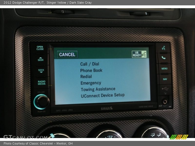 Stinger Yellow / Dark Slate Gray 2012 Dodge Challenger R/T