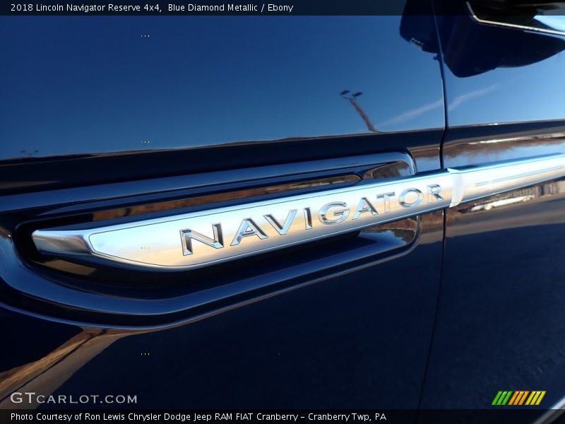 Blue Diamond Metallic / Ebony 2018 Lincoln Navigator Reserve 4x4
