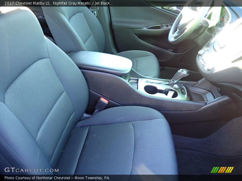 Nightfall Gray Metallic / Jet Black 2017 Chevrolet Malibu LS
