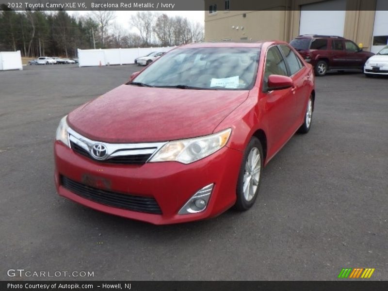 Barcelona Red Metallic / Ivory 2012 Toyota Camry XLE V6