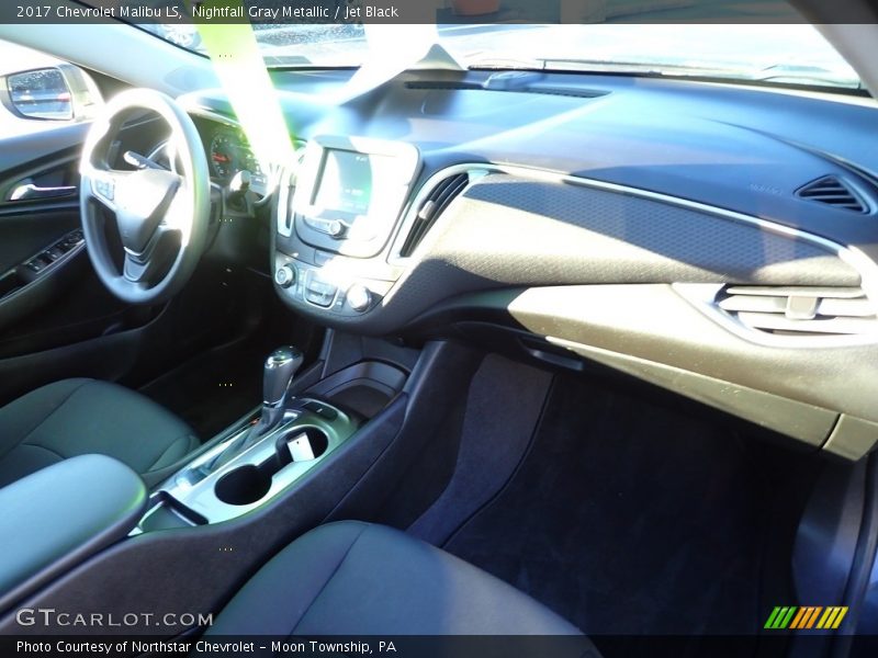 Nightfall Gray Metallic / Jet Black 2017 Chevrolet Malibu LS