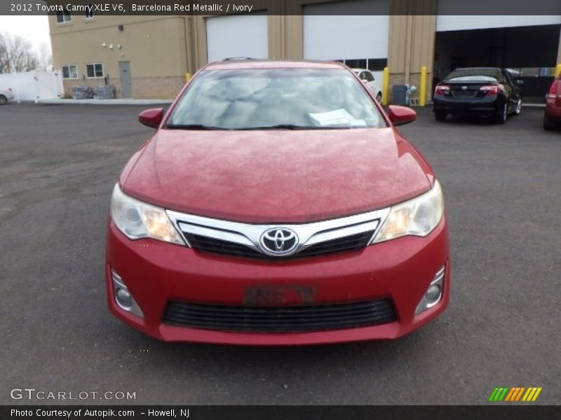 Barcelona Red Metallic / Ivory 2012 Toyota Camry XLE V6