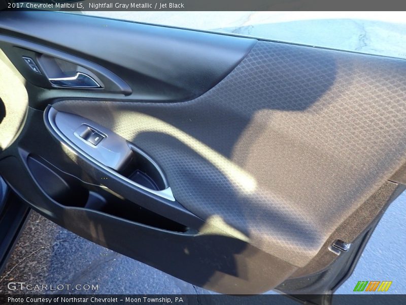 Nightfall Gray Metallic / Jet Black 2017 Chevrolet Malibu LS