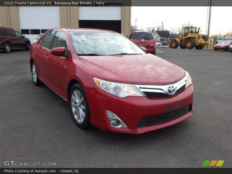 Barcelona Red Metallic / Ivory 2012 Toyota Camry XLE V6