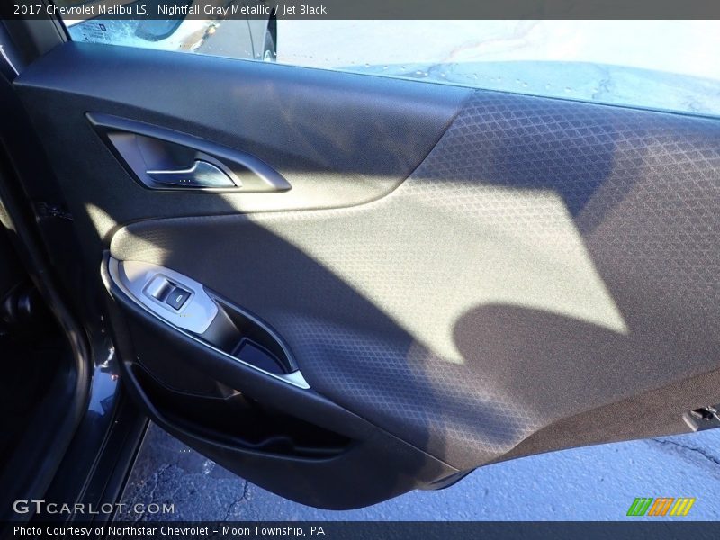 Nightfall Gray Metallic / Jet Black 2017 Chevrolet Malibu LS