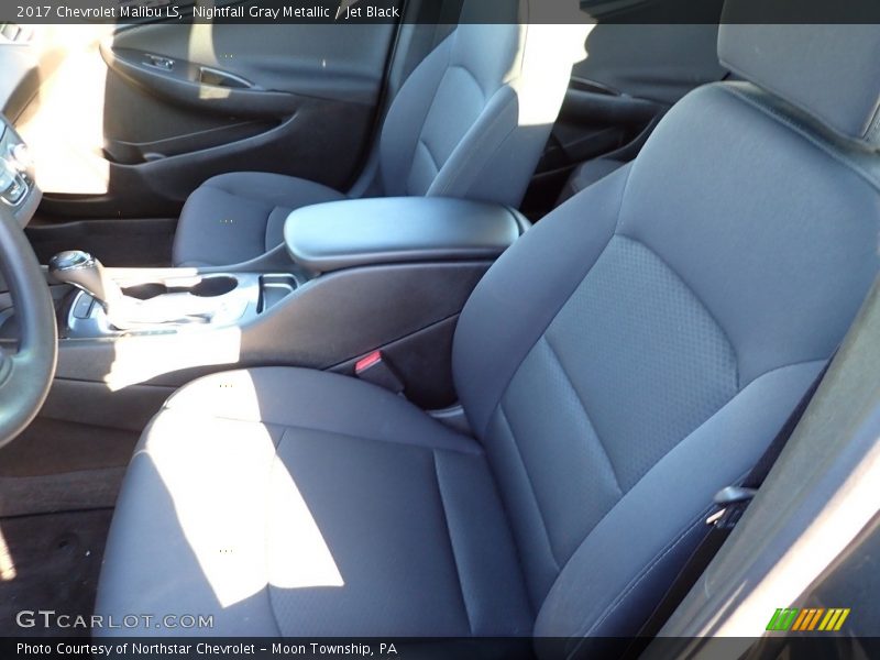 Nightfall Gray Metallic / Jet Black 2017 Chevrolet Malibu LS