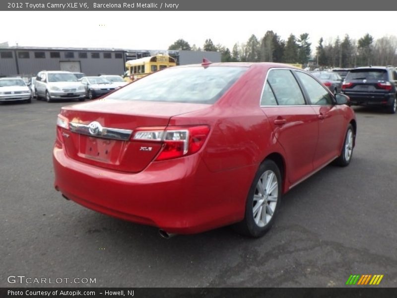 Barcelona Red Metallic / Ivory 2012 Toyota Camry XLE V6