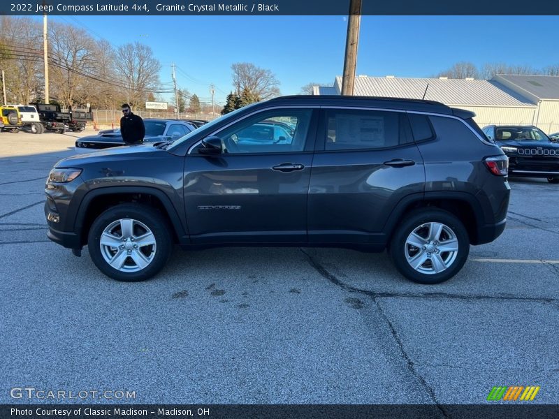 Granite Crystal Metallic / Black 2022 Jeep Compass Latitude 4x4