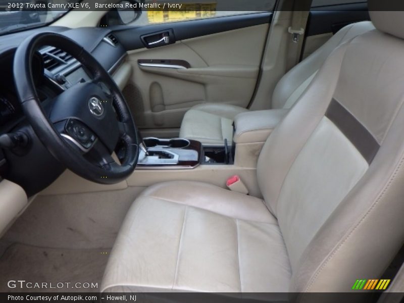 Barcelona Red Metallic / Ivory 2012 Toyota Camry XLE V6