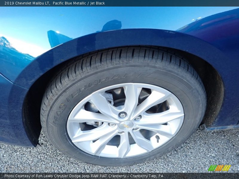 Pacific Blue Metallic / Jet Black 2019 Chevrolet Malibu LT