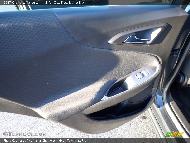 Nightfall Gray Metallic / Jet Black 2017 Chevrolet Malibu LS