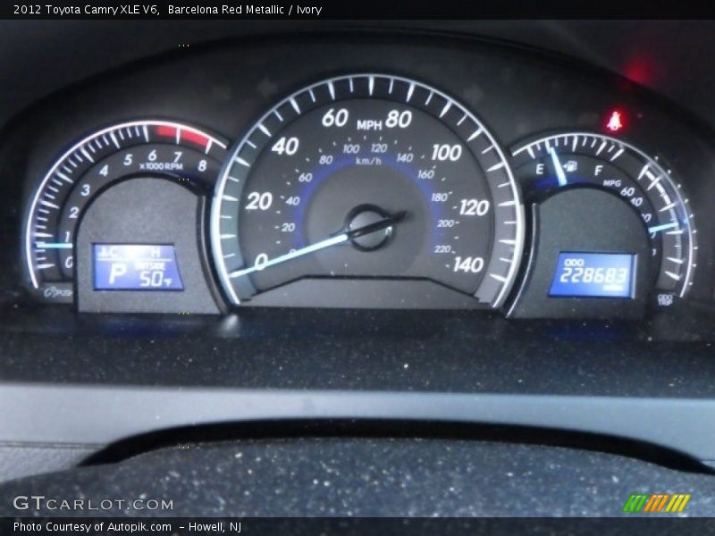 Barcelona Red Metallic / Ivory 2012 Toyota Camry XLE V6