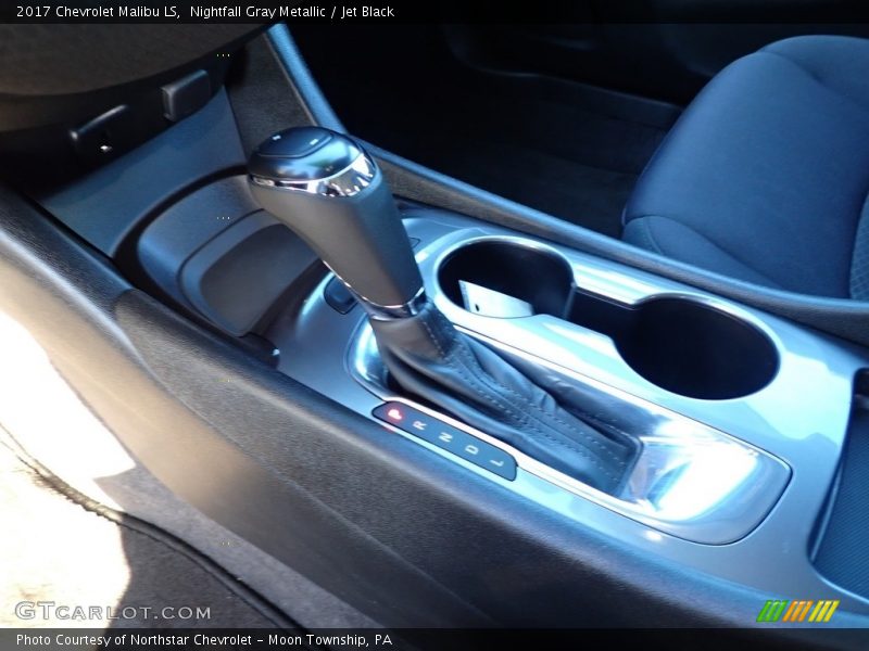 Nightfall Gray Metallic / Jet Black 2017 Chevrolet Malibu LS