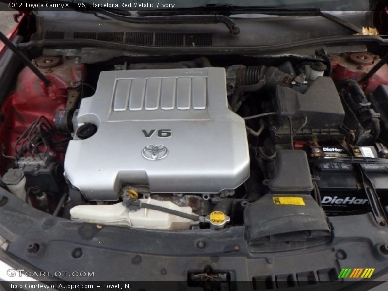 Barcelona Red Metallic / Ivory 2012 Toyota Camry XLE V6