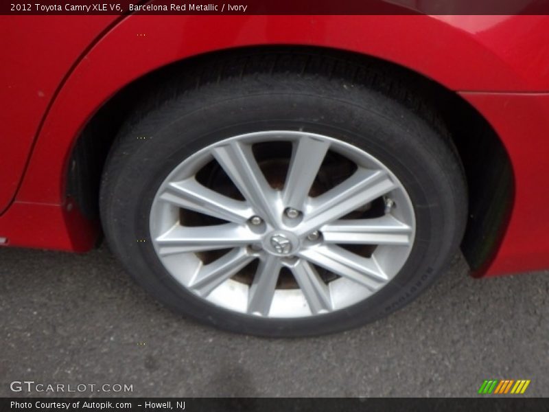 Barcelona Red Metallic / Ivory 2012 Toyota Camry XLE V6