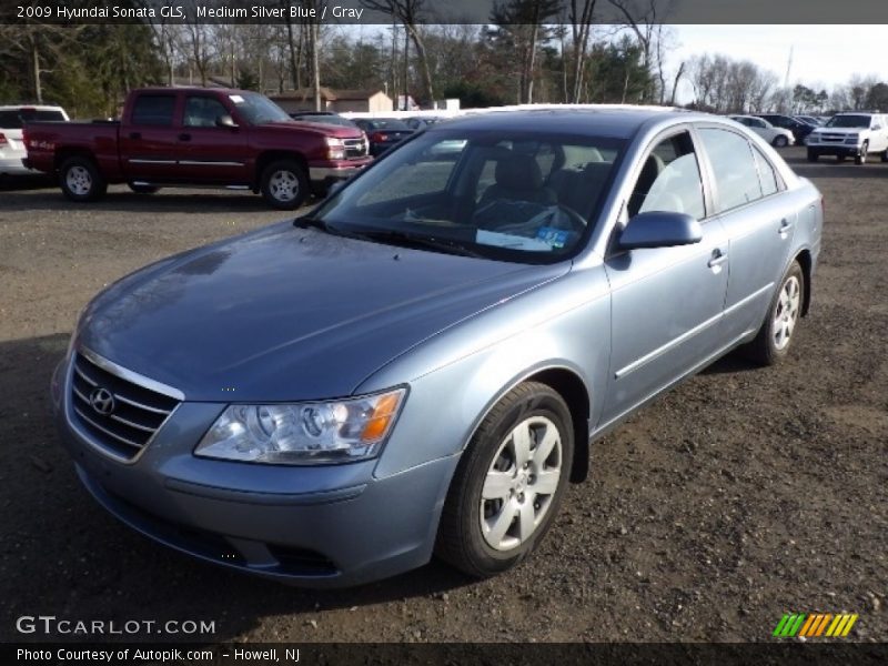 Medium Silver Blue / Gray 2009 Hyundai Sonata GLS