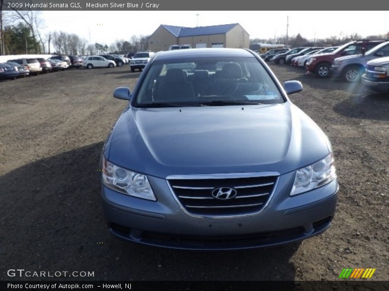 Medium Silver Blue / Gray 2009 Hyundai Sonata GLS
