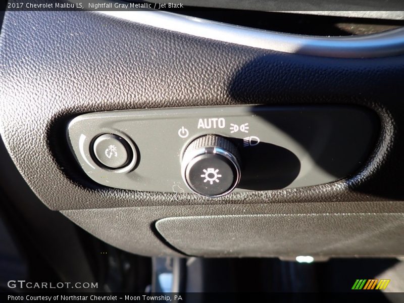 Nightfall Gray Metallic / Jet Black 2017 Chevrolet Malibu LS