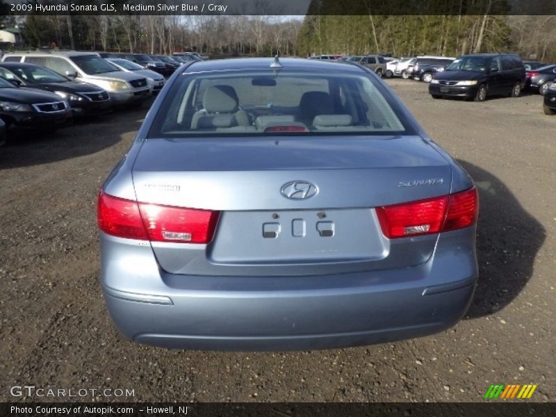 Medium Silver Blue / Gray 2009 Hyundai Sonata GLS