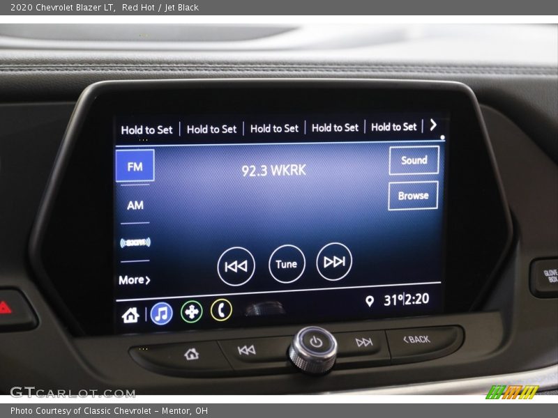 Red Hot / Jet Black 2020 Chevrolet Blazer LT