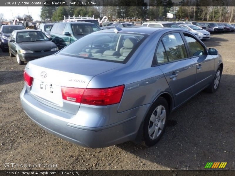 Medium Silver Blue / Gray 2009 Hyundai Sonata GLS