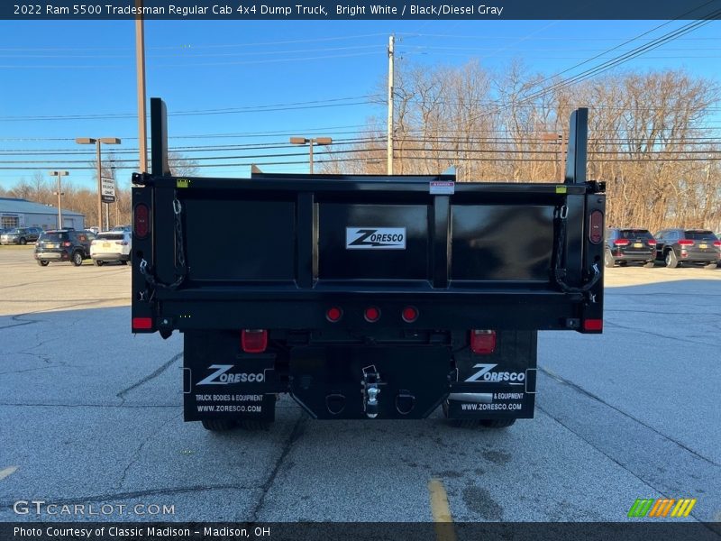 Bright White / Black/Diesel Gray 2022 Ram 5500 Tradesman Regular Cab 4x4 Dump Truck