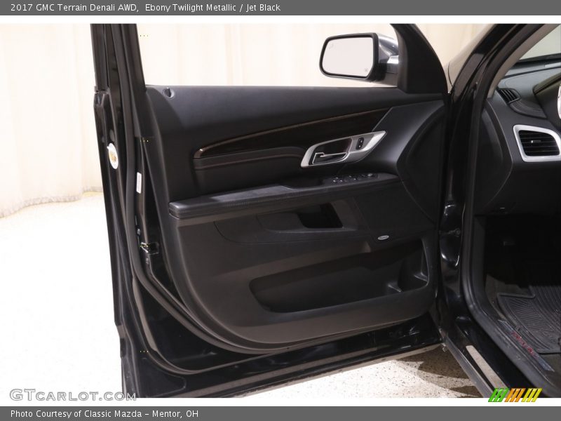 Ebony Twilight Metallic / Jet Black 2017 GMC Terrain Denali AWD