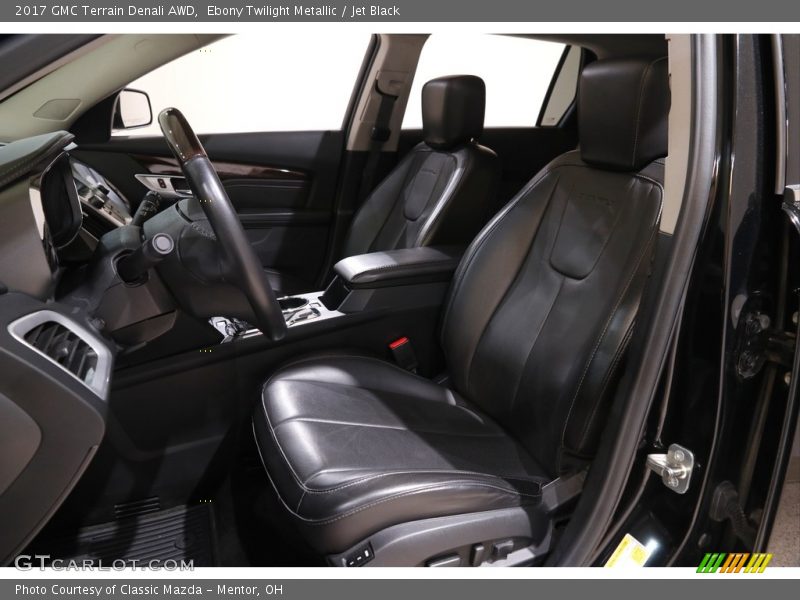 Ebony Twilight Metallic / Jet Black 2017 GMC Terrain Denali AWD