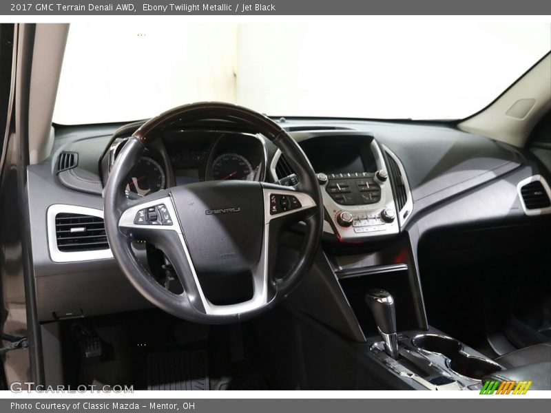 Ebony Twilight Metallic / Jet Black 2017 GMC Terrain Denali AWD