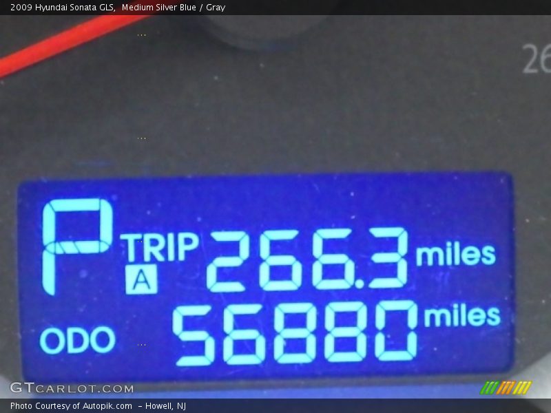 Medium Silver Blue / Gray 2009 Hyundai Sonata GLS