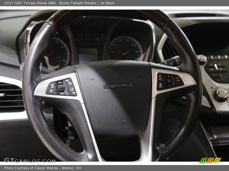 Ebony Twilight Metallic / Jet Black 2017 GMC Terrain Denali AWD