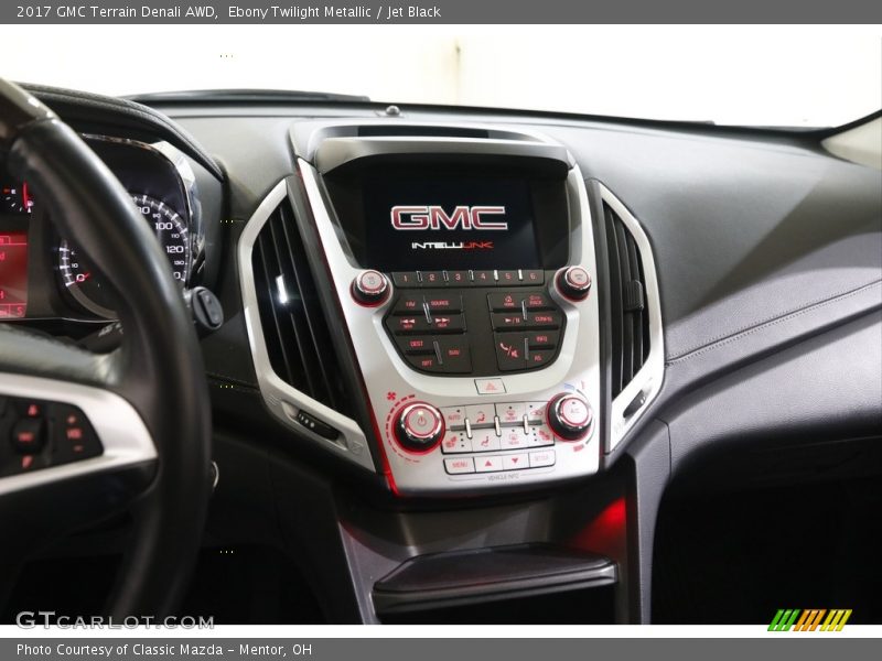 Ebony Twilight Metallic / Jet Black 2017 GMC Terrain Denali AWD