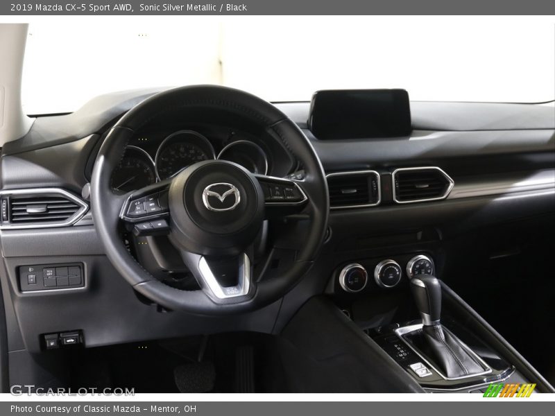 Sonic Silver Metallic / Black 2019 Mazda CX-5 Sport AWD