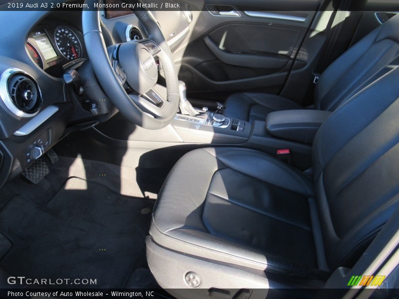 Monsoon Gray Metallic / Black 2019 Audi A3 2.0 Premium
