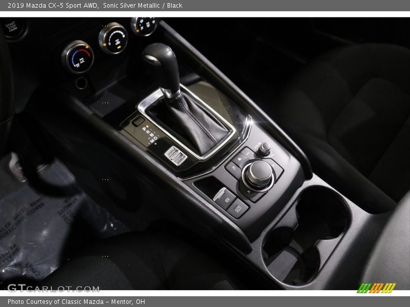 Sonic Silver Metallic / Black 2019 Mazda CX-5 Sport AWD