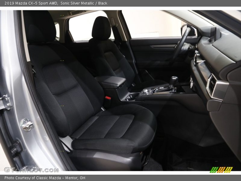 Sonic Silver Metallic / Black 2019 Mazda CX-5 Sport AWD