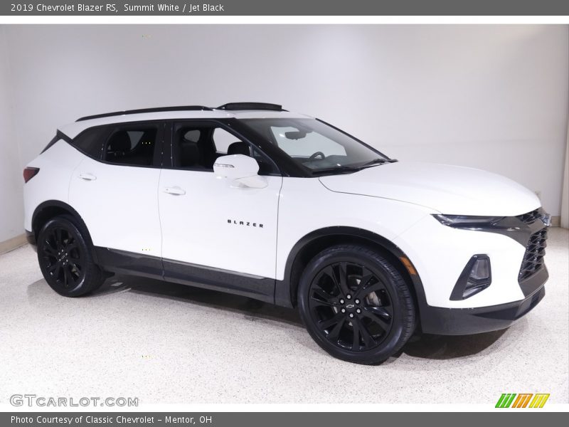 Summit White / Jet Black 2019 Chevrolet Blazer RS