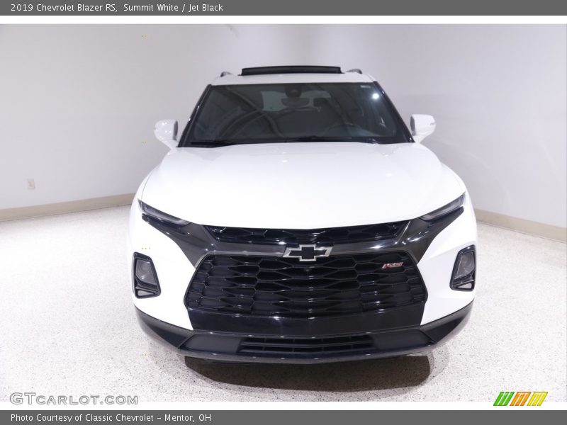 Summit White / Jet Black 2019 Chevrolet Blazer RS