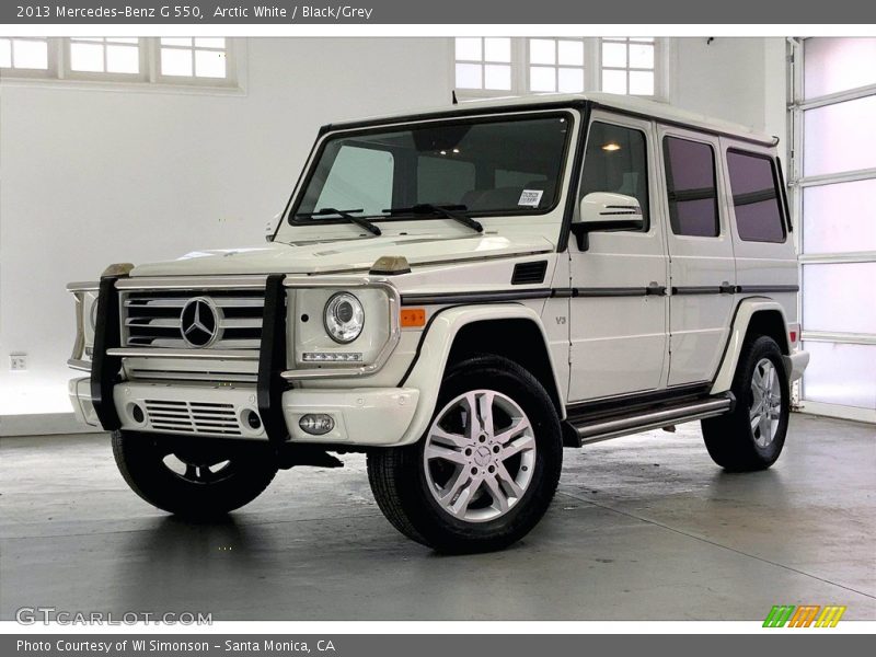 Arctic White / Black/Grey 2013 Mercedes-Benz G 550