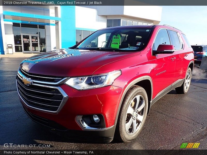 Cajun Red Tintcoat / Jet Black 2019 Chevrolet Traverse LT AWD