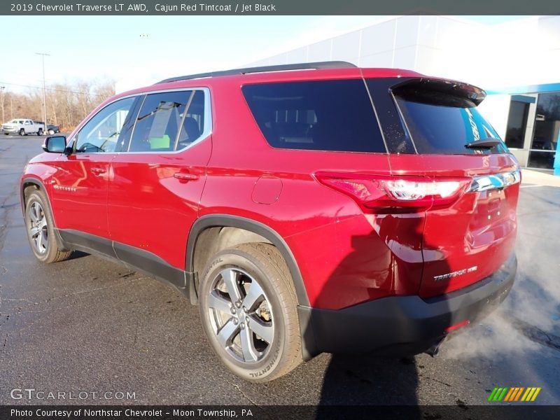 Cajun Red Tintcoat / Jet Black 2019 Chevrolet Traverse LT AWD