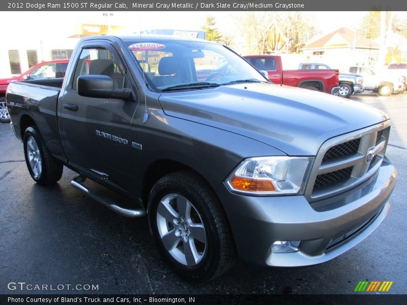 Mineral Gray Metallic / Dark Slate Gray/Medium Graystone 2012 Dodge Ram 1500 ST Regular Cab