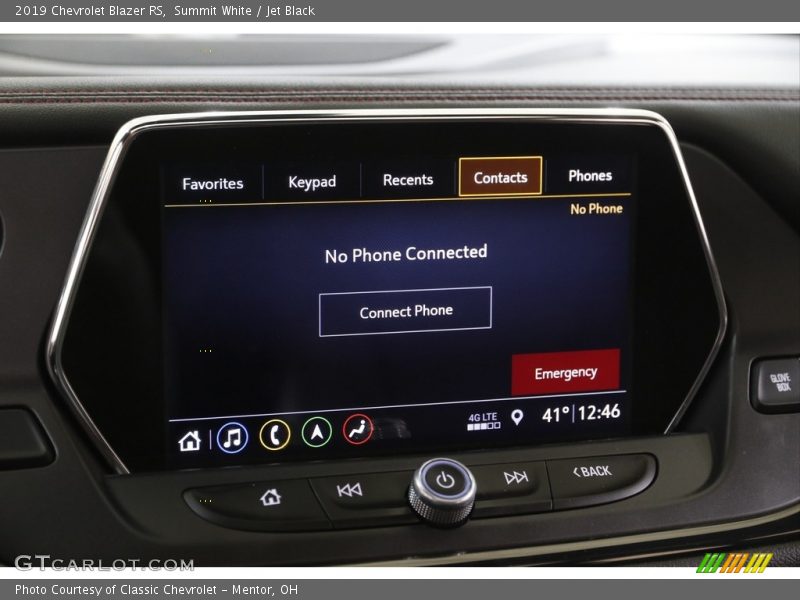 Summit White / Jet Black 2019 Chevrolet Blazer RS
