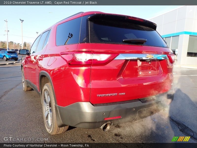 Cajun Red Tintcoat / Jet Black 2019 Chevrolet Traverse LT AWD