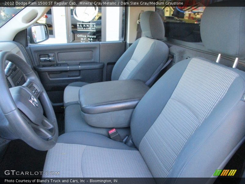 Mineral Gray Metallic / Dark Slate Gray/Medium Graystone 2012 Dodge Ram 1500 ST Regular Cab