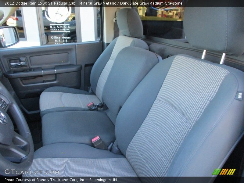 Mineral Gray Metallic / Dark Slate Gray/Medium Graystone 2012 Dodge Ram 1500 ST Regular Cab