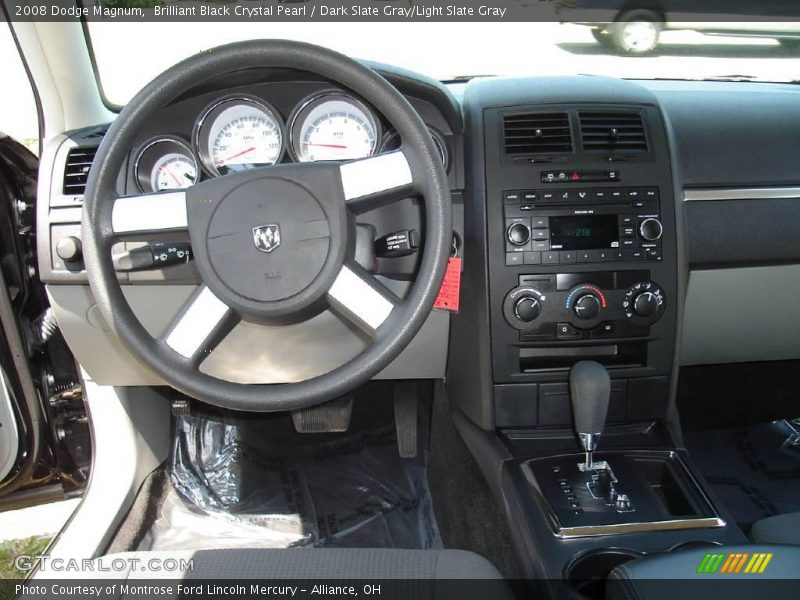 Brilliant Black Crystal Pearl / Dark Slate Gray/Light Slate Gray 2008 Dodge Magnum